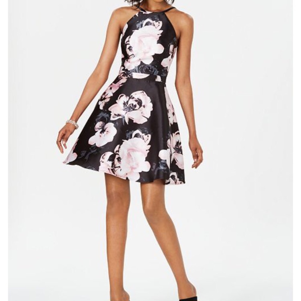 Xscape A line Flower Dress